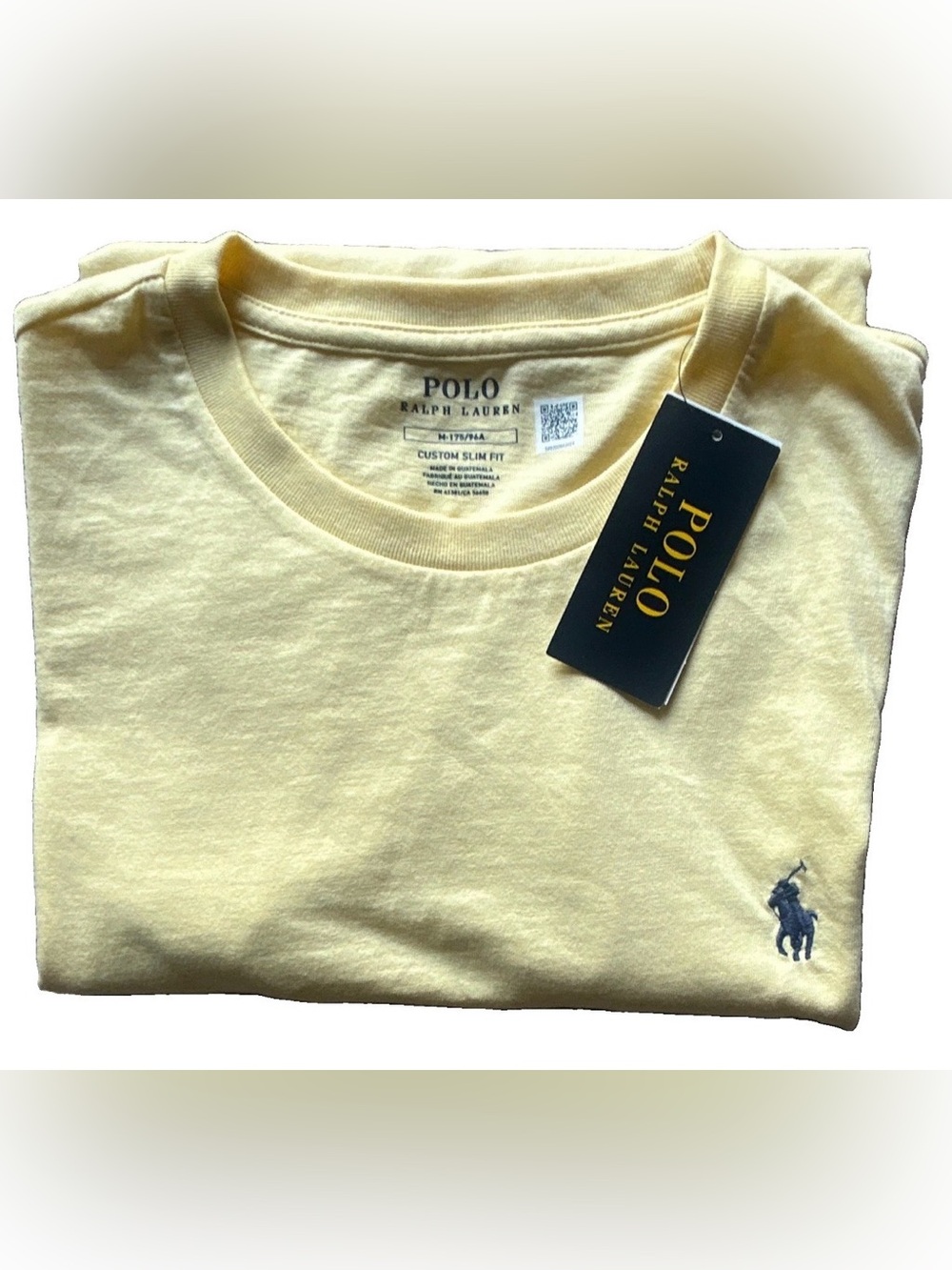 Polo by Ralph Lauren Men’s Yellow Crewneck T-Shirt